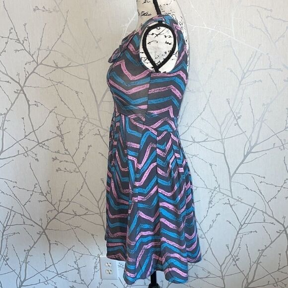 MARC‎ by Marc Jacobs blue & pink dress, Size XS - Picture 12 of 14